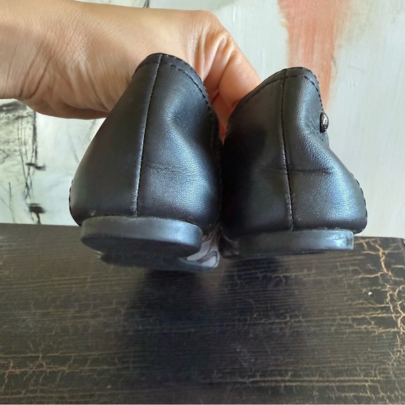 COACH Chelsea Black Smoke Signature Ballet Flats size 36 - Picture 5 of 8